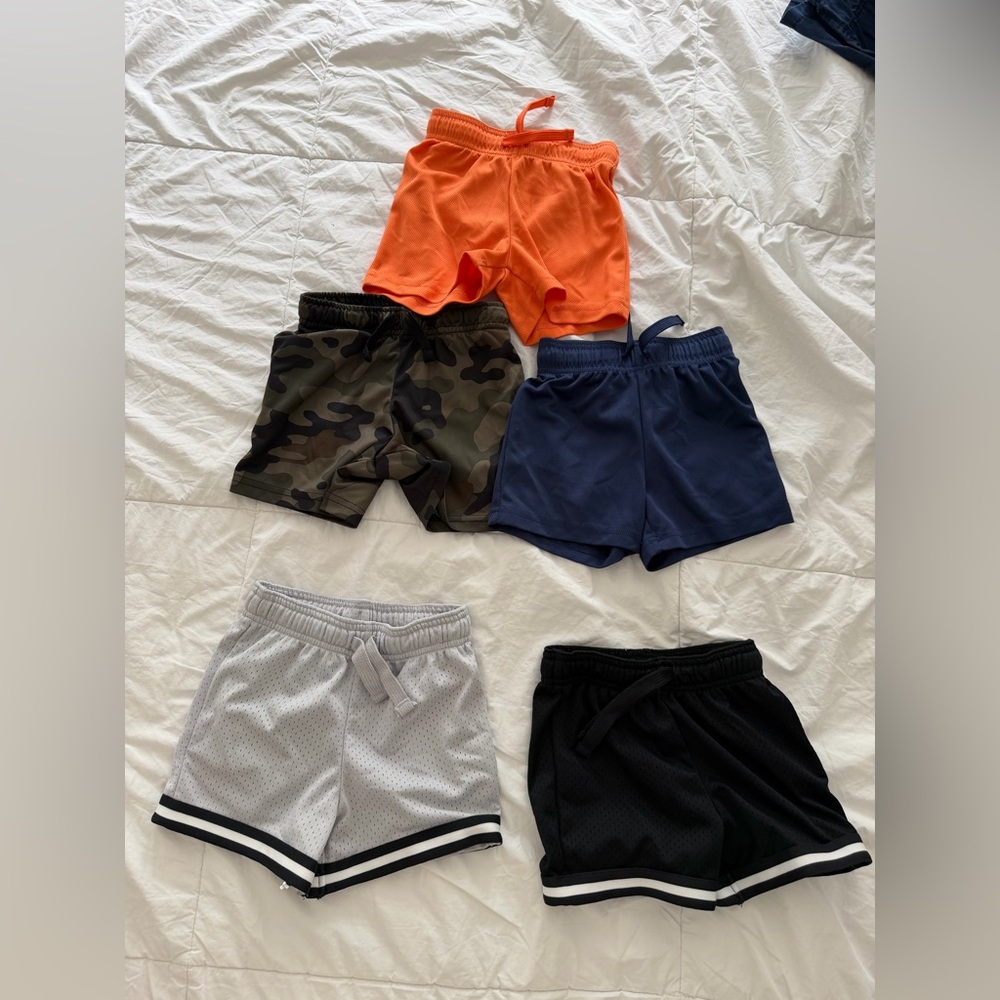 Carter's Kids Shorts Set - Orange, Camouflage, Navy, Gray, Black
